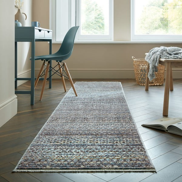 Niebieski chodnik 66x300 cm Camino – Flair Rugs-image-1