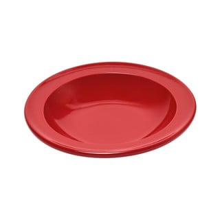 Czerwony ceramiczny głęboki talerz Emile Henry, ⌀ 22,5 cm