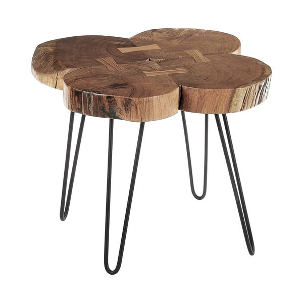 Stolik z blatem z drewna akacjowego 50x50 cm Nandri – Premier Housewares-image-2