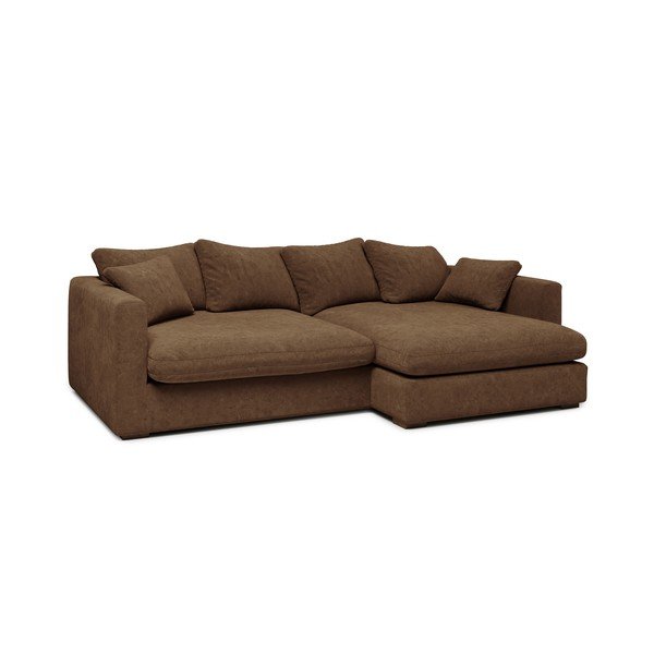 Brązowy szezlong Comfy – Scandic-image-2