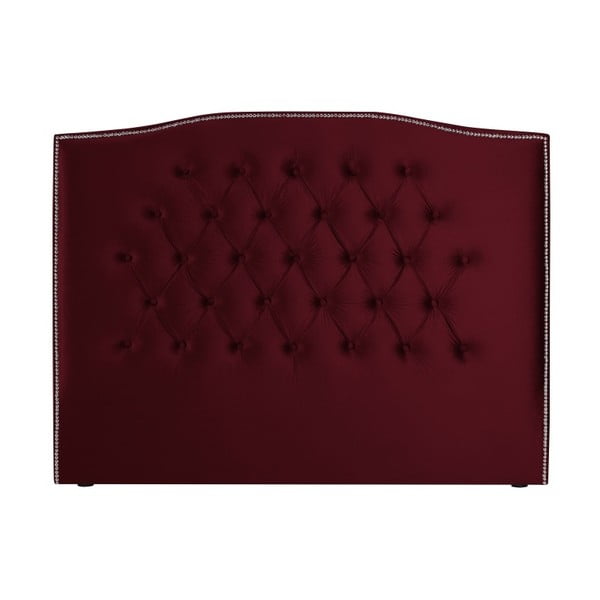 Czerwony zagłówek łóżka Mazzini Sofas Cloves, 180x120 cm