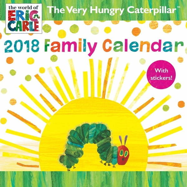 Rodzinny kalendarz wiszący 2018Portico Designs Hungry Caterpillar
