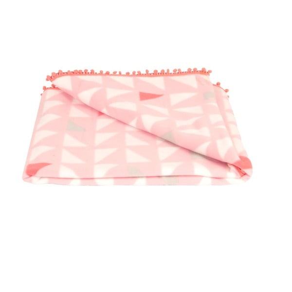 Koc Triangles Pink, 180x150 cm-image-2