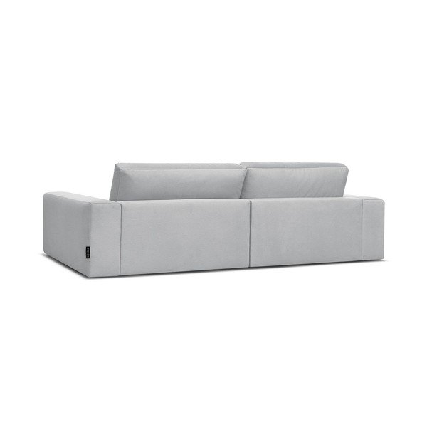 Jasnoszara aksamitna sofa 276 cm Sierra – Bobochic Paris-image-4