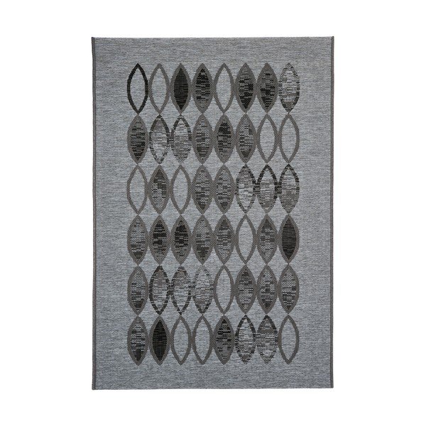 Wytrzymały dywan odpowiedni na zewnątrz Floorita Ethnic Grey, 160x230 cm-image-1