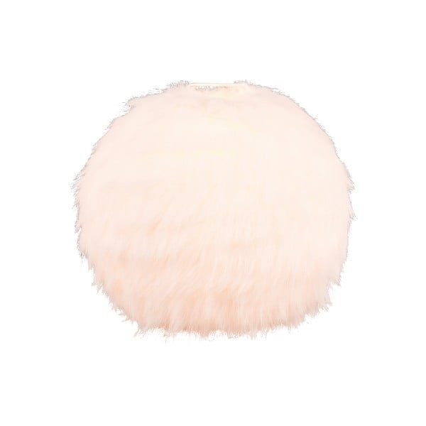 Kremowa lampa stołowa (wys. 24 cm) Furry – Reality-image-3