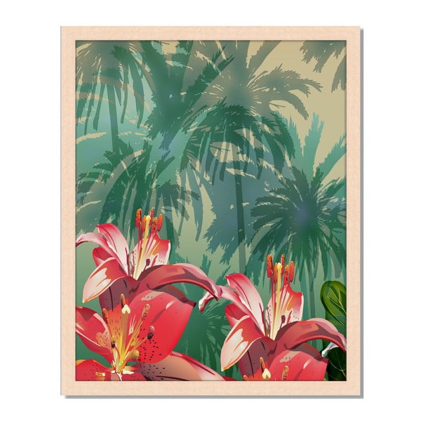 Obraz w ramie Liv Corday Provence Irises, 40x50 cm