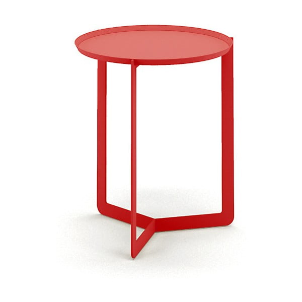 Czerwony stolik MEME Design Round