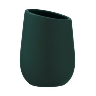 Zielony ceramiczny kubek na szczoteczki do zębów Wenko Badi