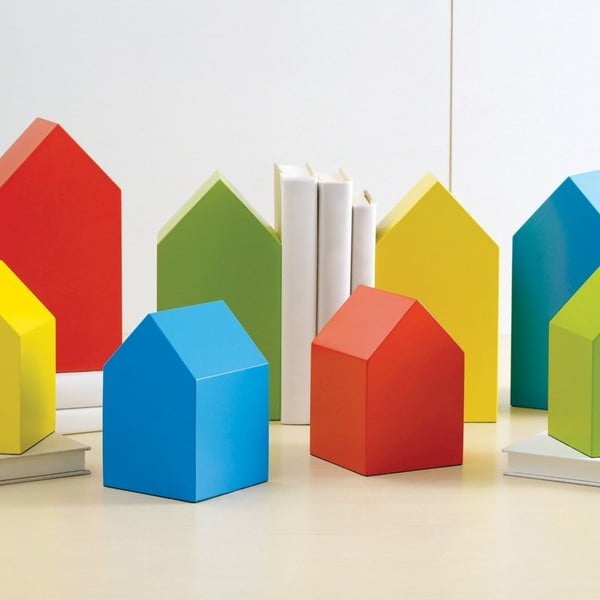 Zestaw 4
  małych kolorowych domków Design Ideas House