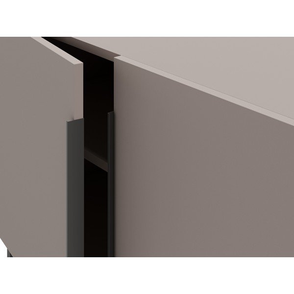 Szarobeżowa szafka pod TV 140x55 cm Titan – Marckeric-image-1