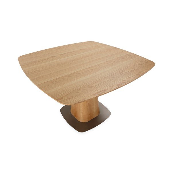 Stół w dekorze dębu 120x120 cm Etel – MOME-image-4