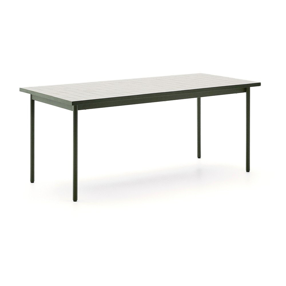 Stalowy stół ogrodowy 91x182 cm Maurina – Kave Home