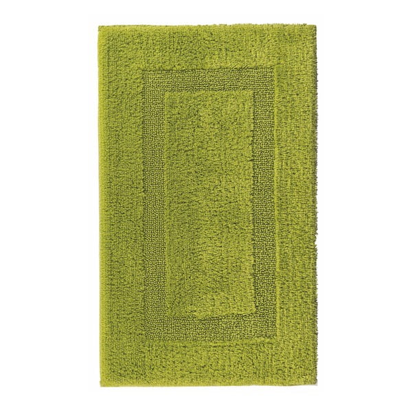Zielony dywanik łazienkowy Graccioza Classic, 50x80 cm