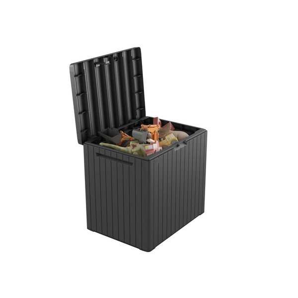 Szara skrzynia ogrodowa City – Keter-image-3