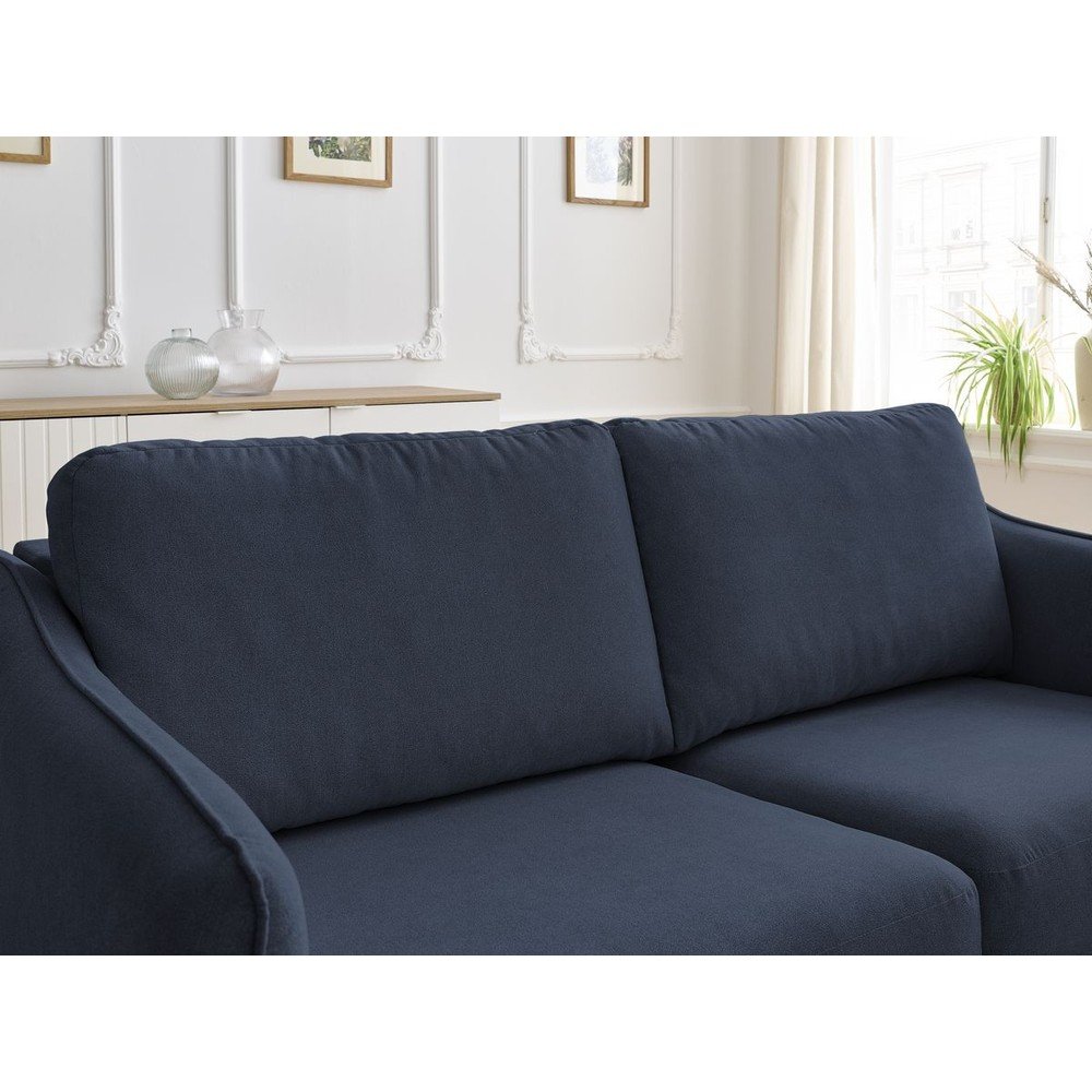 Ciemnoniebieska sofa do spania/rozkładana 178 cm Lenny – Bobochic Paris (zdjęcie 3)