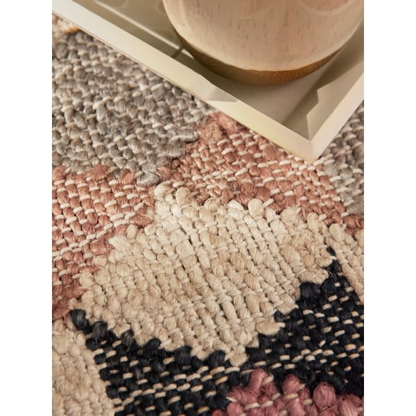 Szary dywan z juty tkany ręcznie 200x300 cm Roya Parsa – Elle Decoration-image-3