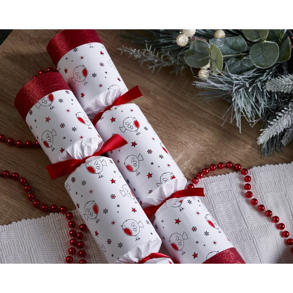 Crackery świąteczne zestaw 6 szt. Racing Robin – Robin Reed-image-1