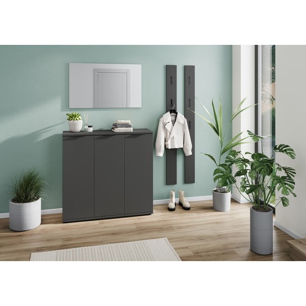Antracytowa szafka na buty Stanton – Germania-image-1