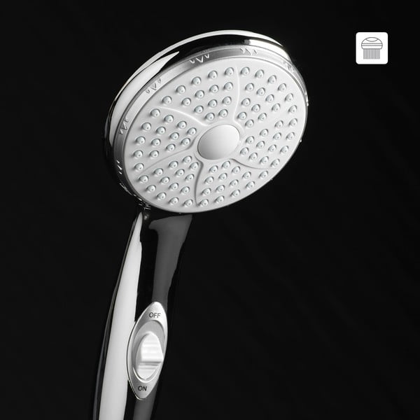 Słuchawka prysznicowa z wężem ø 10 cm Hydro – douceur d'intérieur-image-2