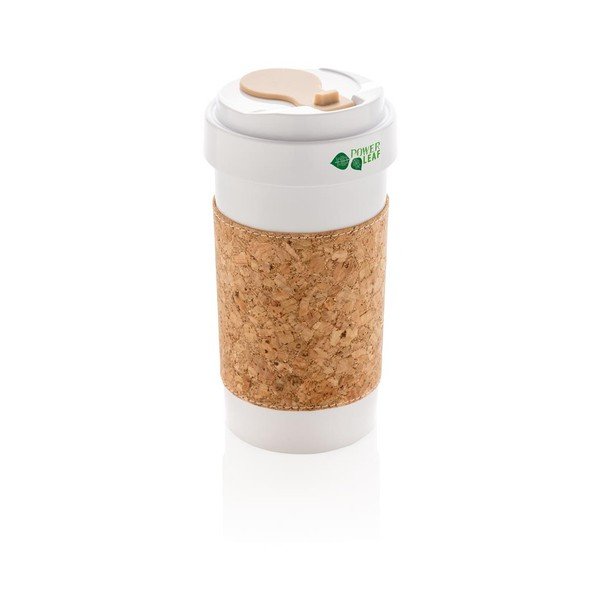 Ekologiczny kubek termiczny z korkową osłonką XD Collection ECO, 400 ml-image-2