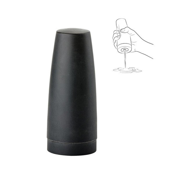 Czarny silikonowy dozownik do mydła 150 ml Splash − Zone-image-3