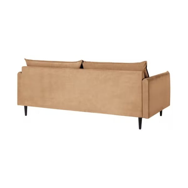 Brązowa aksamitna sofa 203 cm Juli – Ropez-image-3