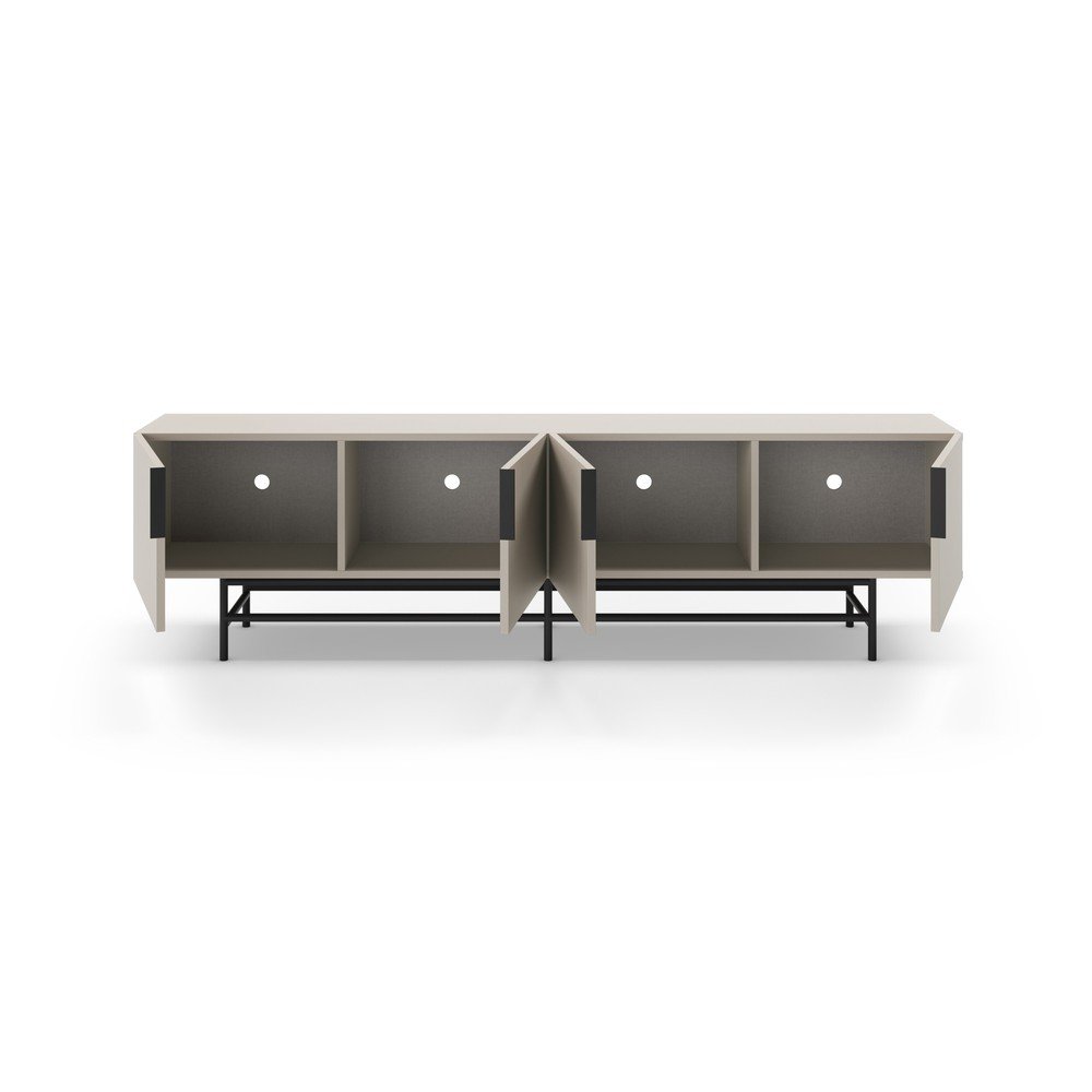 Kremowa szafka pod TV 200x54,5 cm Eldia – Marckeric (zdjęcie 3)