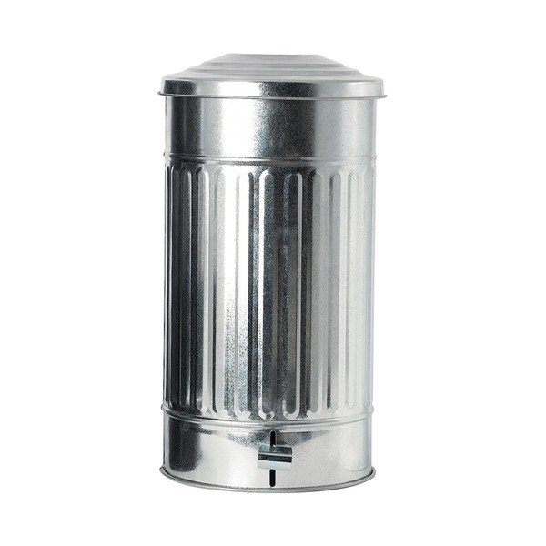 Kosz na śmieci Garbage Zinc, 25,5x48 cm