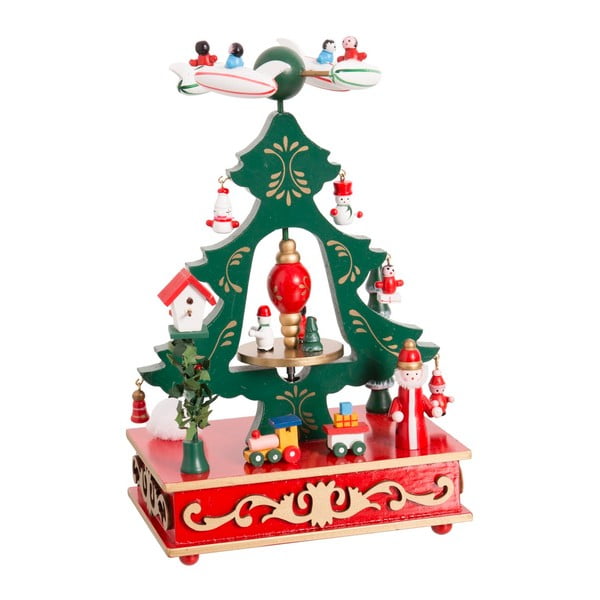 Drewniana figurka grająca (wysokość 24 cm) Christmas Tree – Casa Selección