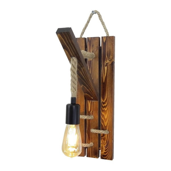 Kinkiet z drewna sosnowego Niki