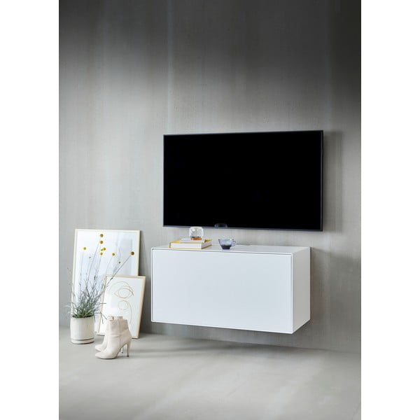 Biała szafka pod TV 91x46 cm Edge by Hammel – Hammel Furniture-image-1