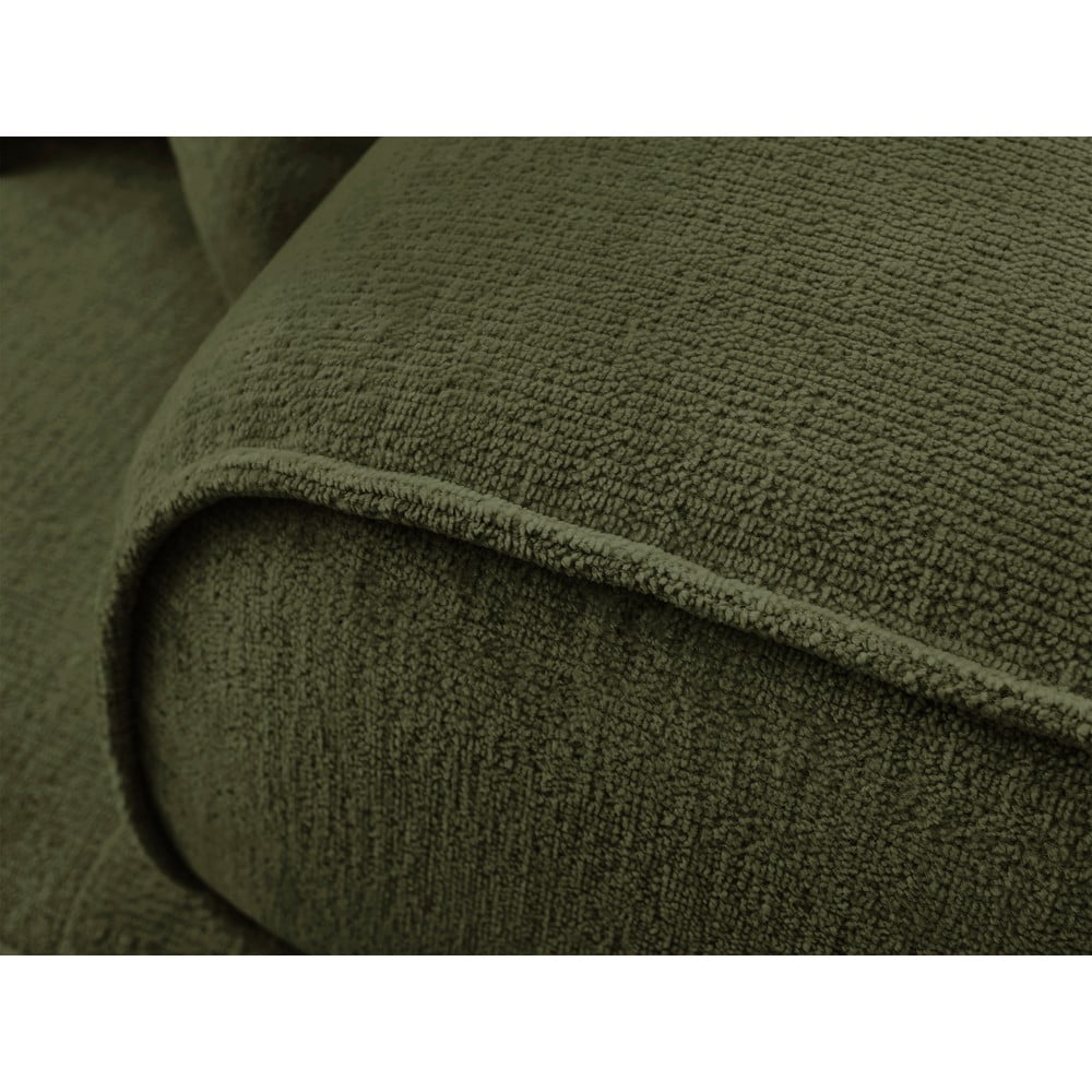 Zielona sofa z tkaniny szenilowej 237 cm Whesley – Bobochic Paris (zdjęcie 5)