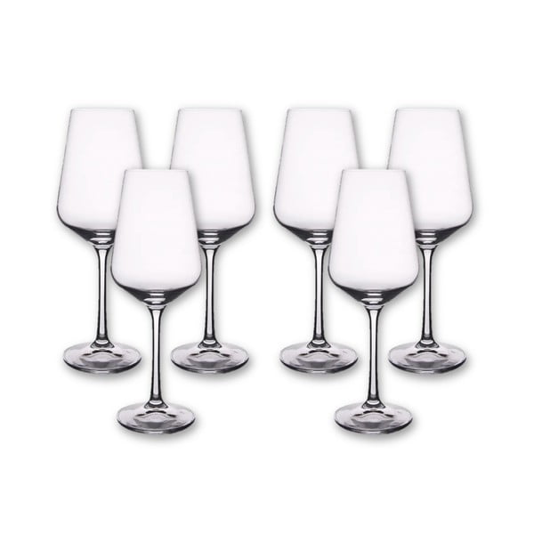 Kieliszki do wina zestaw 6 szt. 250 ml Sandra – Orion