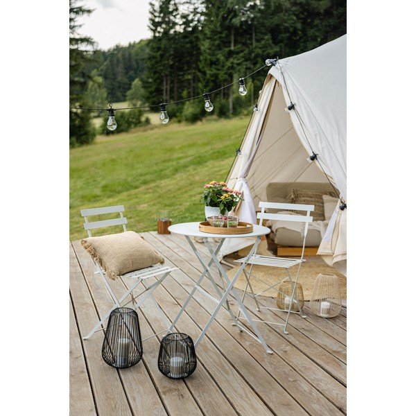 Biały zestaw mebli ogrodowych Bonami Essentials Retro-image-4