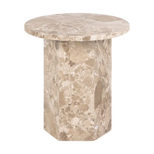 Marmurowy okrągły stolik ø 50 cm Naxos – Actona-image-4