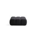 Antracytowy podnóżek modułowy z materiału bouclé Bellis – Micadoni Home