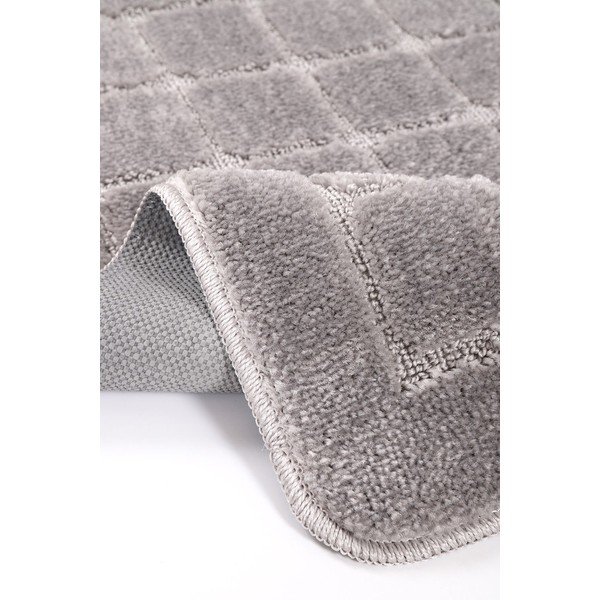 Szare dywaniki łazienkowe zestaw 2 szt. 50x80 cm Kareli – Foutastic-image-3