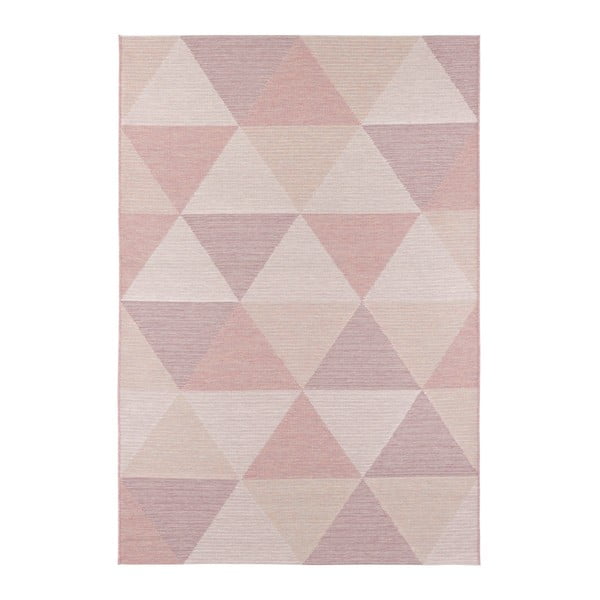 Różowy dywan odpowiedni na zewnątrz Elle Decoration Secret Sevres, 80x150 cm