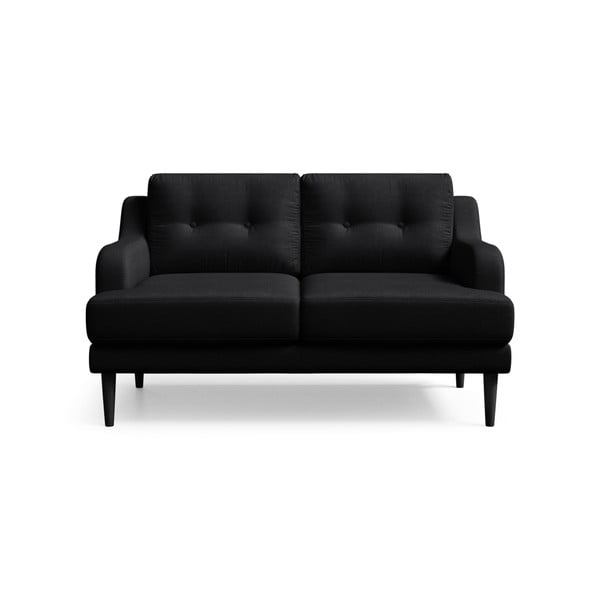 Czarna sofa 2-osobowa Marie Claire GABY
