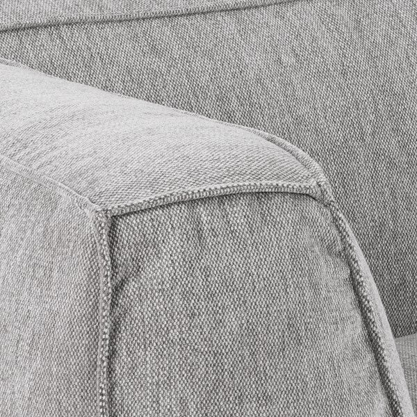 Jasnoszara sofa modułowa Bonami Selection Fairfield, 208 cm-image-1