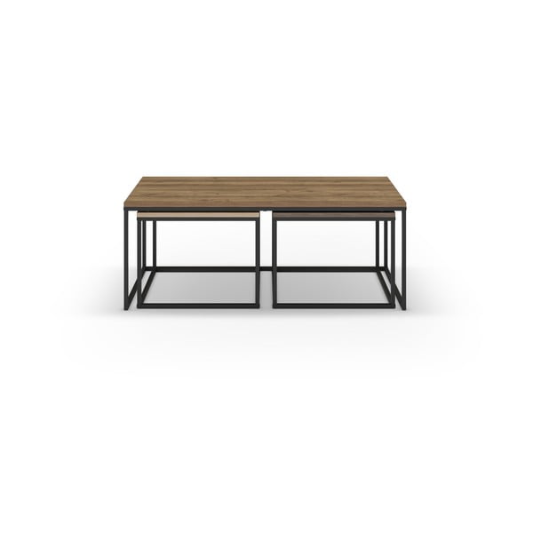 Stoliki zestaw 3 szt. 60x110 cm Camelia – Marckeric-image-2