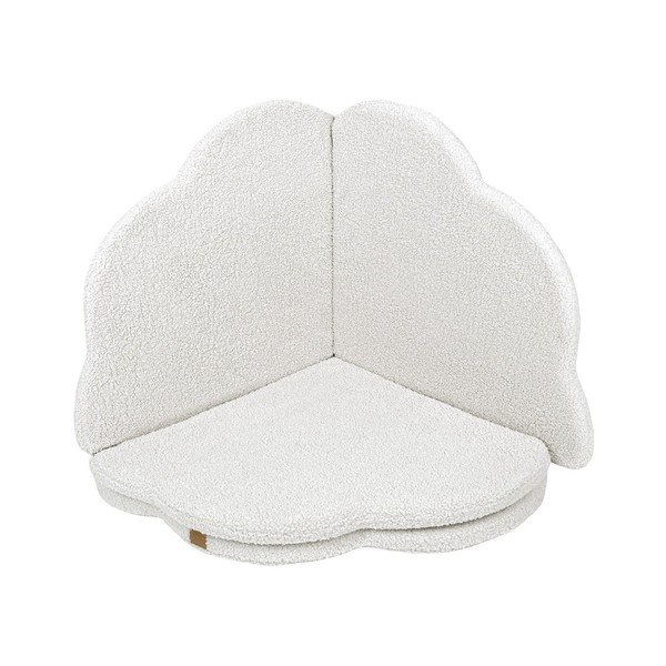 Biała mata do zabawy dla dzieci 160x160 cm – Meowbaby-image-1