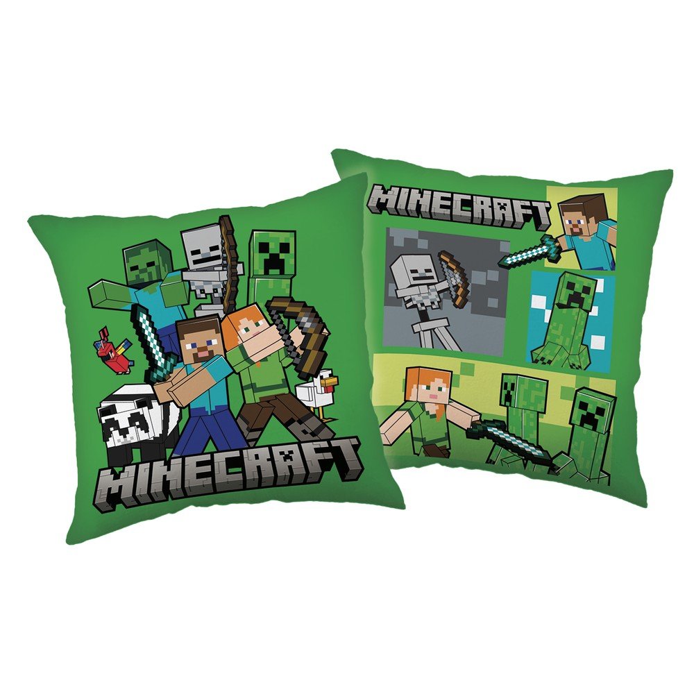 Poduszka dziecięca ø 40 cm Minecraft "Life" – Jerry Fabrics