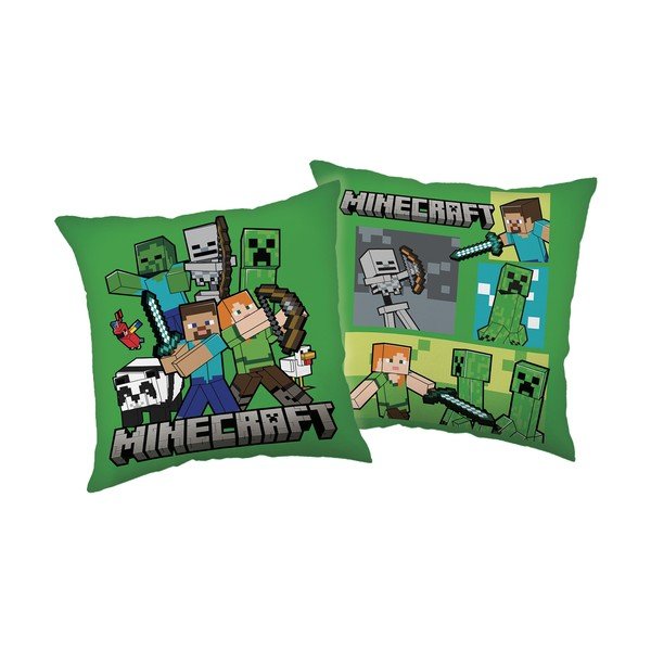Poduszka dziecięca ø 40 cm Minecraft "Life" – Jerry Fabrics