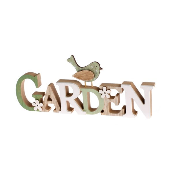 Drewniany napis dekoracyjny Dakls Garden