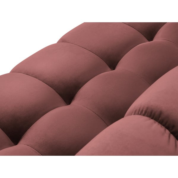 Różowa aksamitna sofa Cosmopolitan Design Bali-image-1