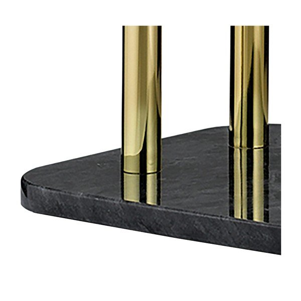 Czarny marmurowy stojak na ręczniki Kela Liron-image-2