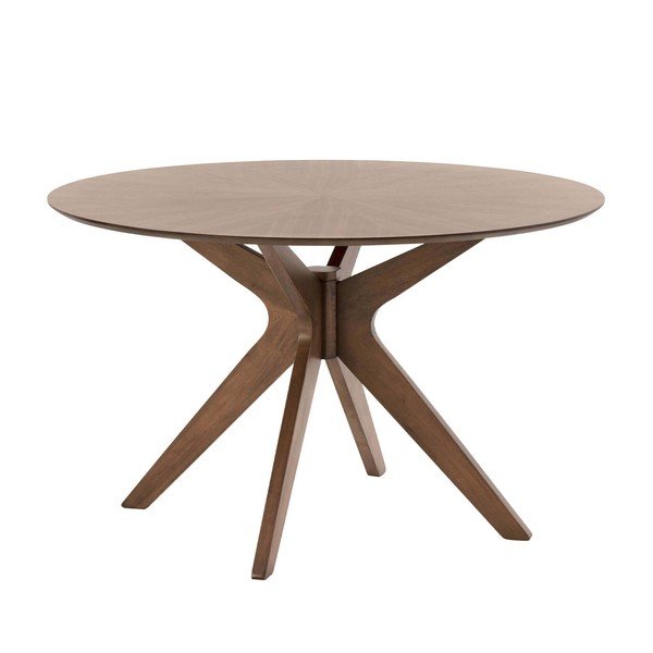 Stół w dekorze drewna orzechowego sømcasa Carmel, ⌀ 120 cm