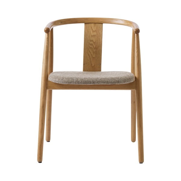 Beżowo-naturalne krzesło Relate – Unique Furniture-image-4